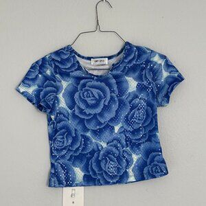 Vintage Sequin Sparkle Baby Doll Tee